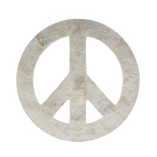 Shiloh Inlay Wall Hanging 16cm Peace#