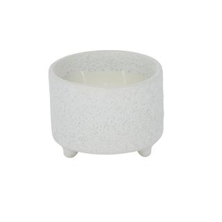 Sandy 5% Ceramic Candle 11x8.5cm White#