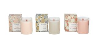 Tinted 5% Scented Candle 7x9cm 3 Asst