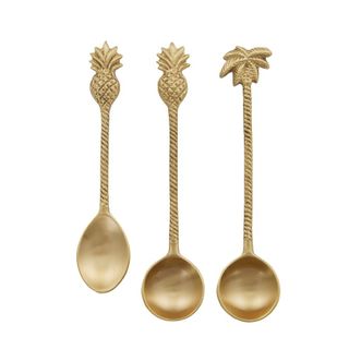 Tropic S/3 Brass Spoons 3.5x16cm