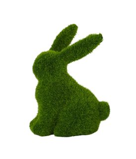 Rabbit Deco Ceramic 10x7.5x13cm Green