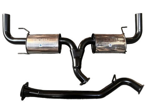 MAZDA - RX8 13B - 2.5" SINGLE INTO 2.5" TWIN EXHAUST SYSTEM - MEDIUM