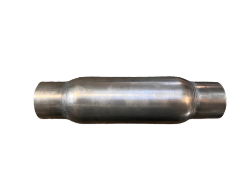 3" ID 4" DIAMETER 10" LONG STAINLESS STEEL MUFFLER