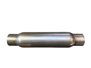 3" ID 4" DIAMETER 14" LONG STAINLESS STEEL MUFFLER