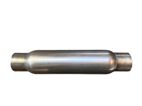 3" ID 4" DIAMETER 14" LONG STAINLESS STEEL MUFFLER