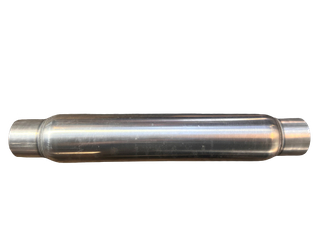 3" ID 4" DIAMETER 18" LONG STAINLESS STEEL MUFFLER