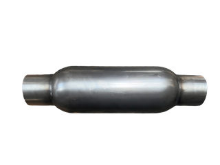 2 1/2" ID 4" DIAMETER 10" LONG STAINLESS STEEL MUFFLER