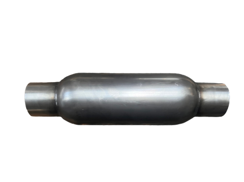 2 1/2" ID 4" DIAMETER 10" LONG STAINLESS STEEL MUFFLER