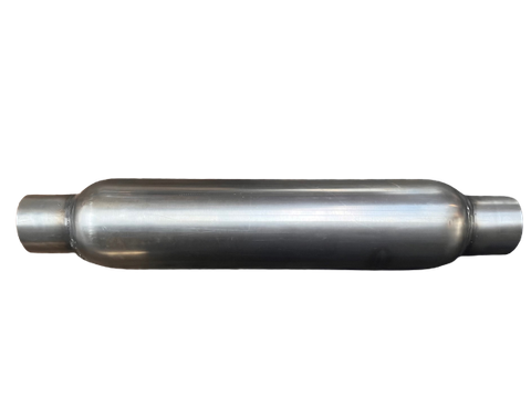 2 1/2" ID 4" DIAMETER 16" LONG STAINLESS STEEL MUFFLER