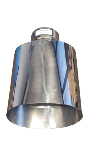 63MM ANGLE OVAL CUT STAINLESS STEEL EXTENSION