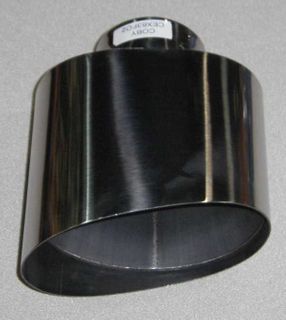 76MM OVAL EDGE STAINLESS STEEL EXT