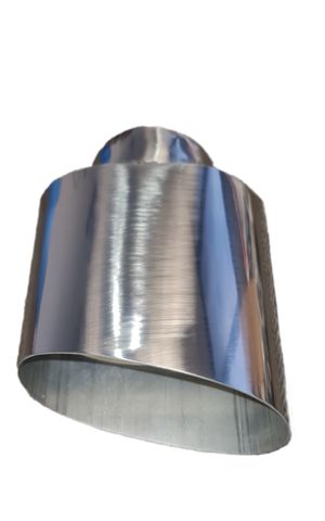 76MM OVAL EDGE STAINLESS STEEL EXT