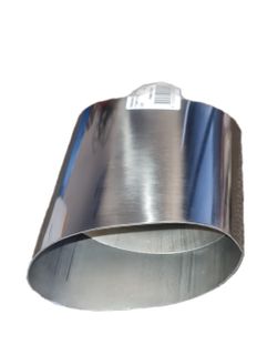 57MM OVAL ANGLE EDGE STAINLESS STEEL EXTENSION