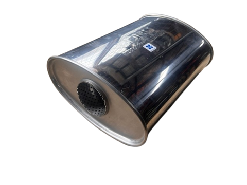 BA8F-STAINLESS STEEL OVAL MUFFLER - 270X360X3 C/O