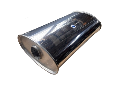 EXPL-STAINLESS STEEL OVAL MUFFLER - 270X490X21/2 C/O