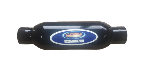 2 1/4" ID 4" DIAMETER 10" LONG MUFFLER