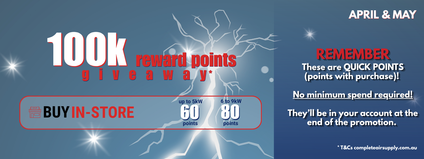 APR/MAY - Daikin - 100k Reward Points