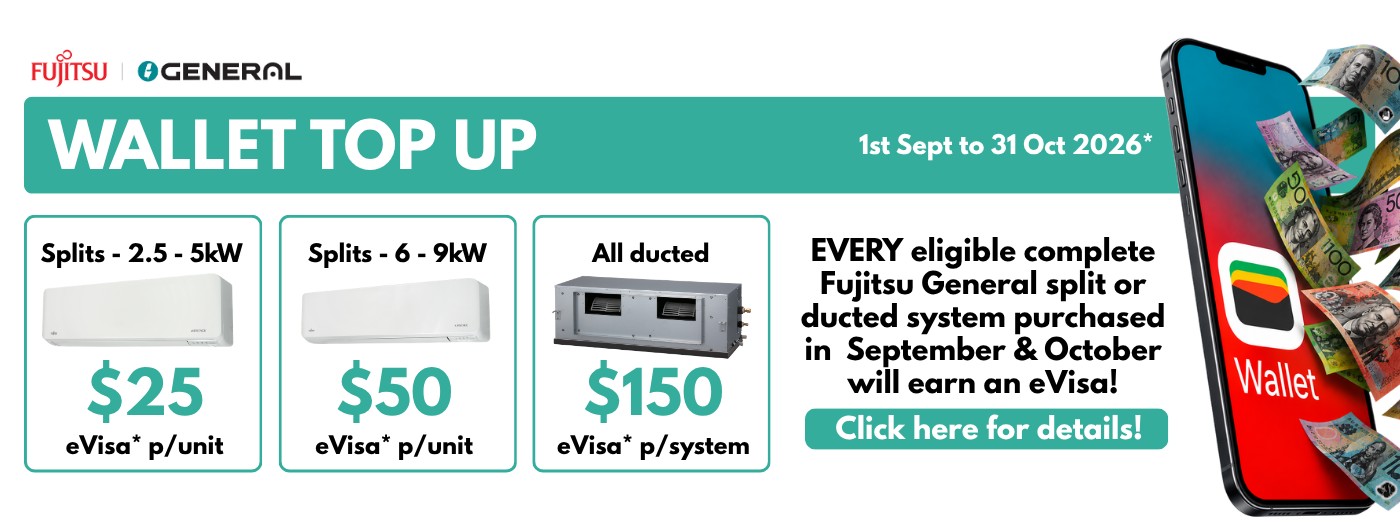 September | Fujitsu General | Wallet Top Up