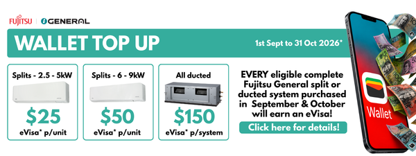 September | Fujitsu General | Wallet Top Up