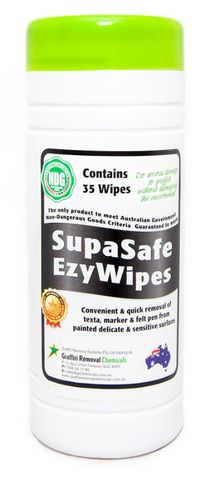 SUPASAFE GRAFFITI WIPES 35 WIPES PER TUB