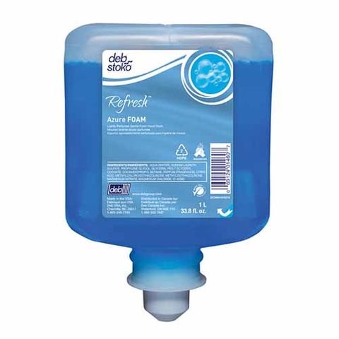 DEB AZURE FOAM WASH    Ctn 6 X 1 Lt