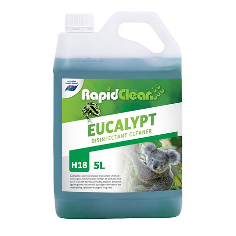 RAPIDCLEAN EUCALYPTUS DISINFECTANT CLEANER 5LT