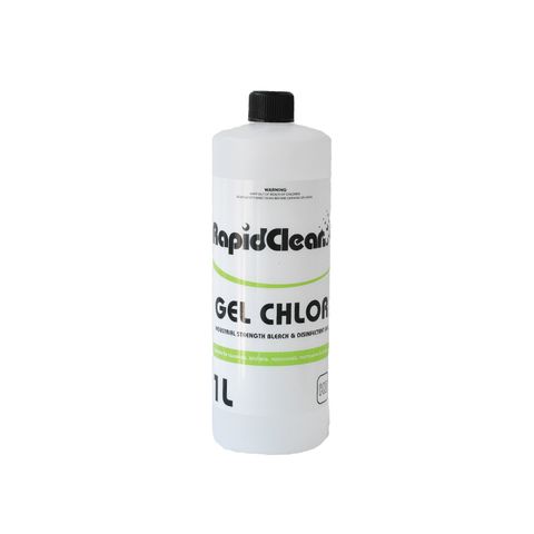 RAPIDCLEAN GEL CHLOR BLEACH & DISINFECTANT 1LT