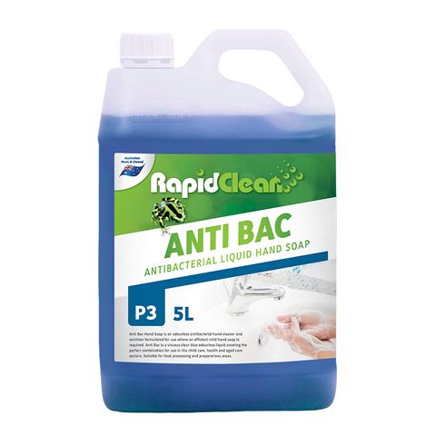 RAPID ANTIBAC HAND CLEANER UNPERFUMED 5L