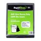 RAPIDCLEAN 240LT EXTRA HEAVY DUTY BIN LINERS CARTON OF 100
