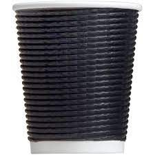 CUP CHARCOAL TRIPLE WALL  200m  new