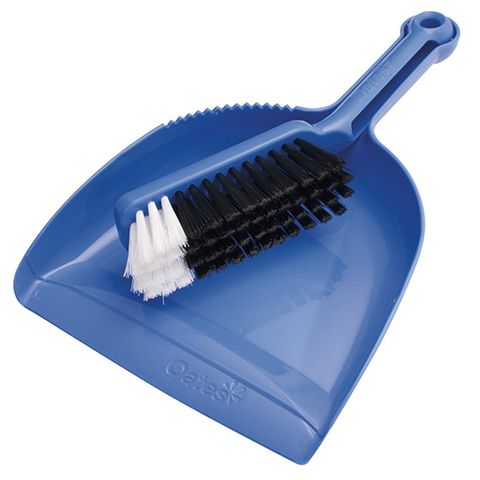 OATES  DUSTPAN & BRUSH SET  BLUE