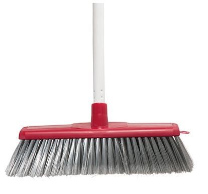 OATES CLASSIC ULTIMATE BROOM RED COMPLETE WITH HANDLE