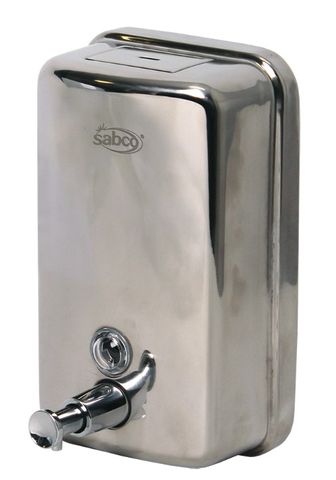 SABCO STAINLESS STEEL REFILLABLE SOAP DISPENSER 1L