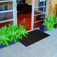 PVC BACKED RIBBED MAT 600 x 900mm PEPPER