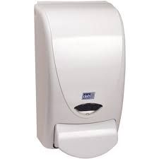 DEB WHITE DISPENSER WITH LOGO