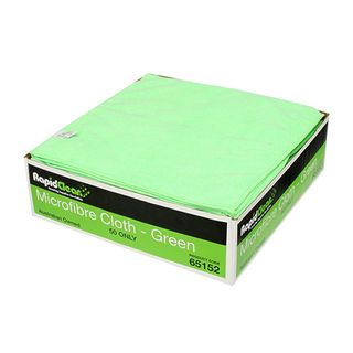 RAPIDCLEAN MICROFIBRE CLOTH GREEN