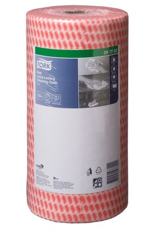 TORK PREMIUM SPECIALIST CLOTH ROLL RED