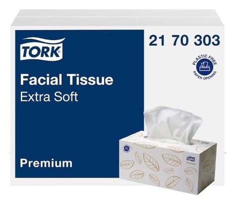 TORK PREMIUM FACIAL TISSUE 224 SHEETS - CARTON OF 24