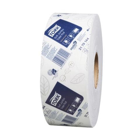 TORK  2 PLY JUMBO TOILET ROLL 6 X 300mt T1