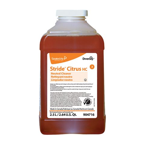 STRIDE CITRUS FLOOR CLEANER JF 2 X2.5Lt