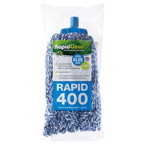165732 - RAPIDCLEAN MOP HEAD 400 gm BLUE