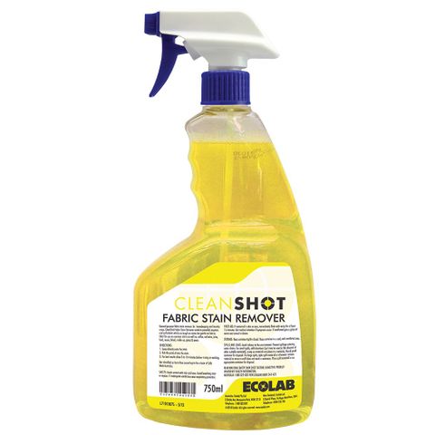 ECOLAB CLEANSHOT FABRIC STAIN REMOVER 6 X 750ml