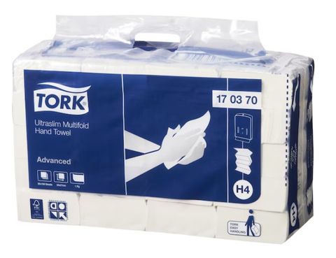 TORK H4 ULTRASLIM MULTIFOLD HAND TOWEL 3000 SHEETS