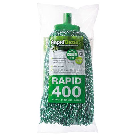 RAPIDCLEAN MOP HEAD 400 gm GREEN