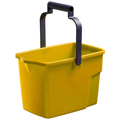 BUCKET GENERAL USE SQUARE 9 Lt YELLOW