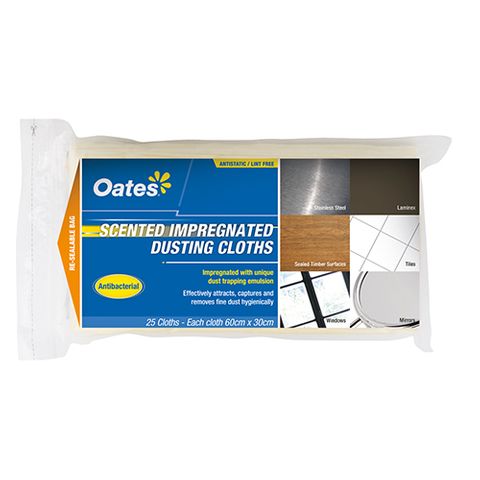 OATES OIL IMPREGNATED DUSTING CLOTH PACK OF 25