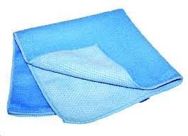 POWER CUT MICROFIBRE CLOTH BLUE