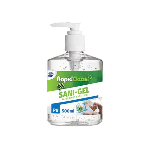 RAPIDCLEAN SANI-GEL 500ML PUMP BOTTLE