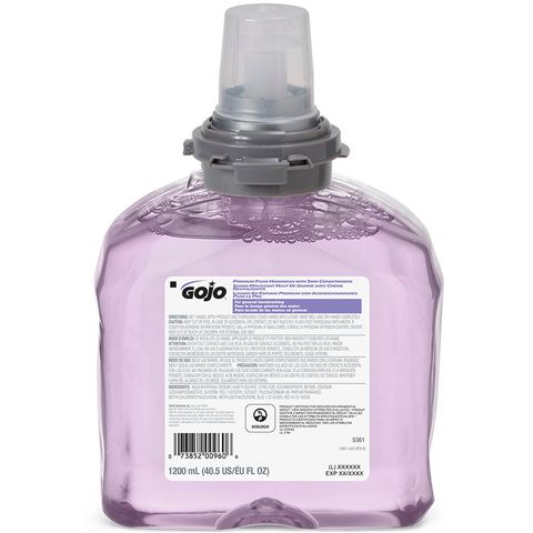 GOJO LARGE PREMIUM FOAM SOAP Ctn 2X1.2Lt