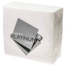 PLATINUM AIRLAID DINNER NAPKIN WHITE